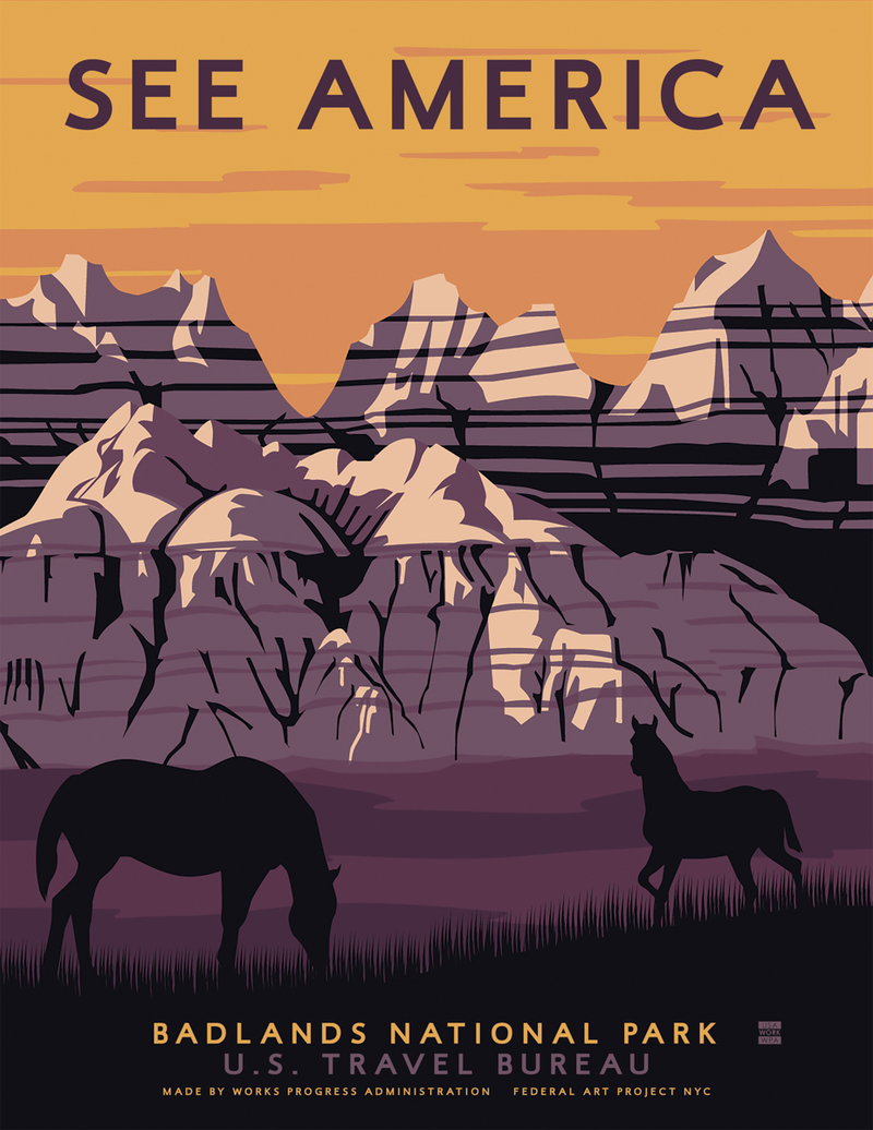 Illustration for article titled Express Your American Pride with Vintage-Style National Park Posters